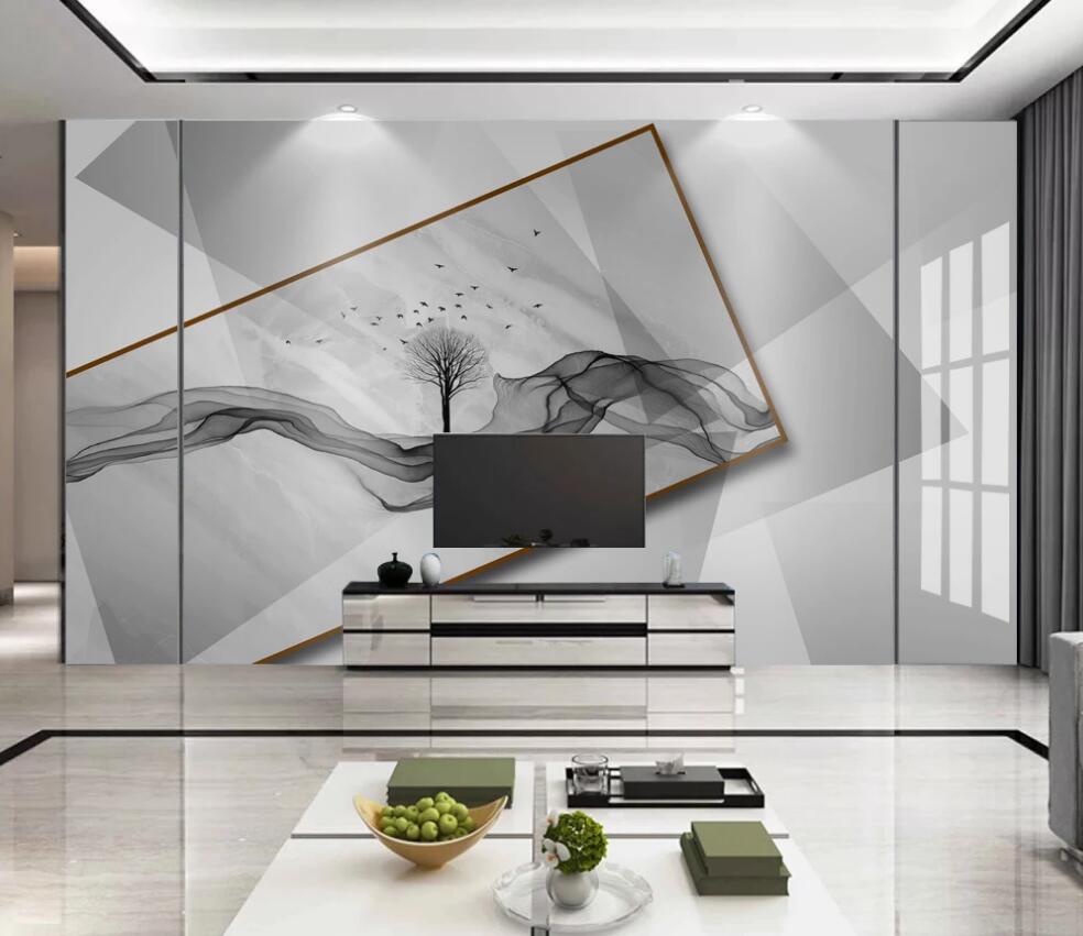 3D Pastel Flowing Ribbon 1436 Wall Murals