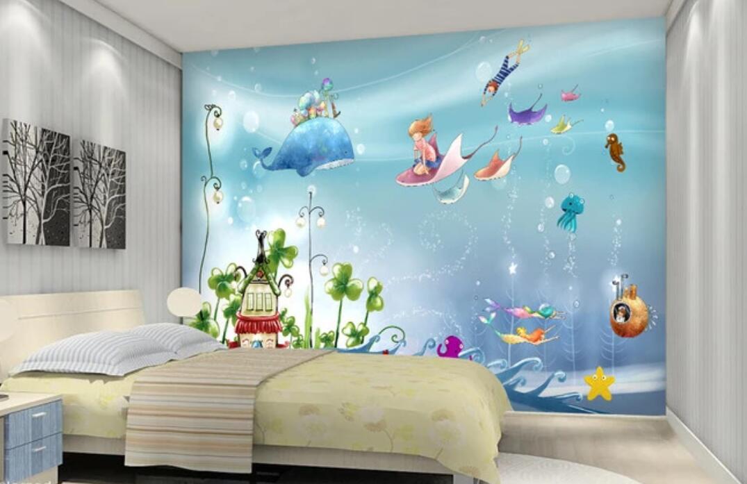 3D Undersea Fantasy 1099 Wall Murals