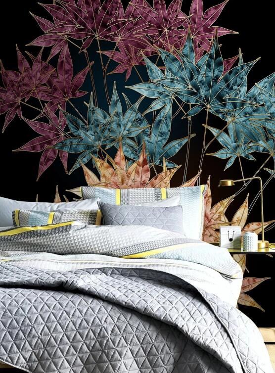 3D Beautiful Flowers In Three Colors 1236 Wall Murals