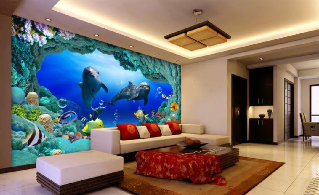 3D Underwater Fish 1084 Wall Murals
