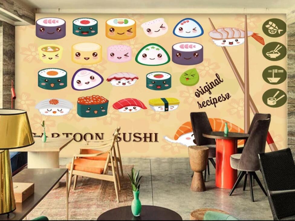 3D Lovely Chinese Food 1134 Wall Murals