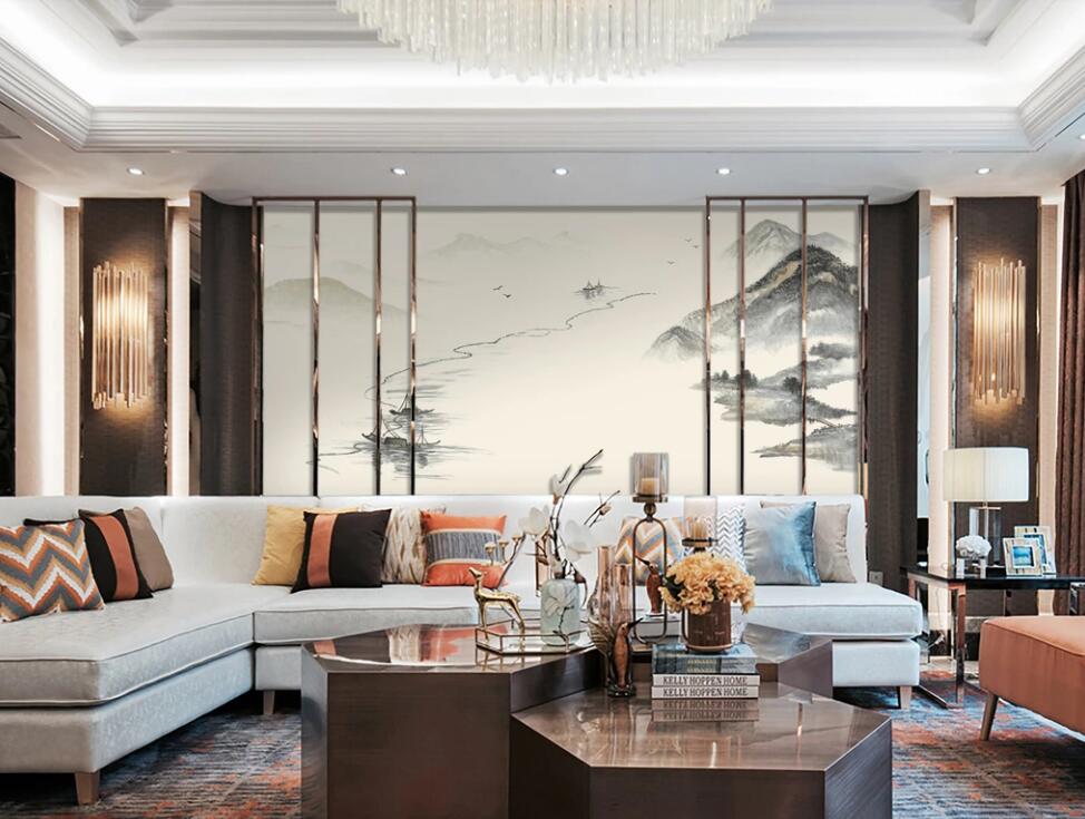 3D Ancient Wind Mountains 1191 Wall Murals