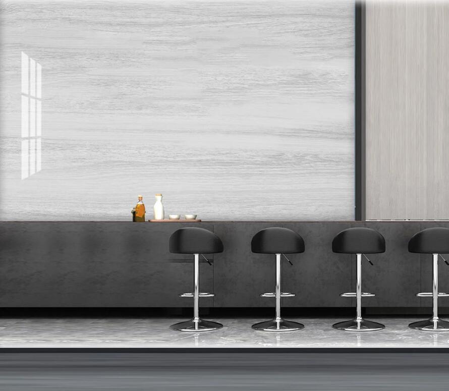 3D Slight Gray Horizontal Lines 1393 Wall Murals