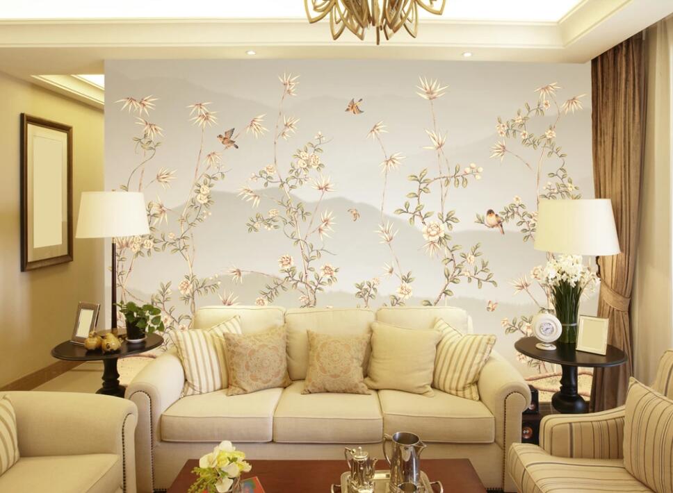 3D Beautiful Flowers That Grow Elegantly 1831 Wall Murals