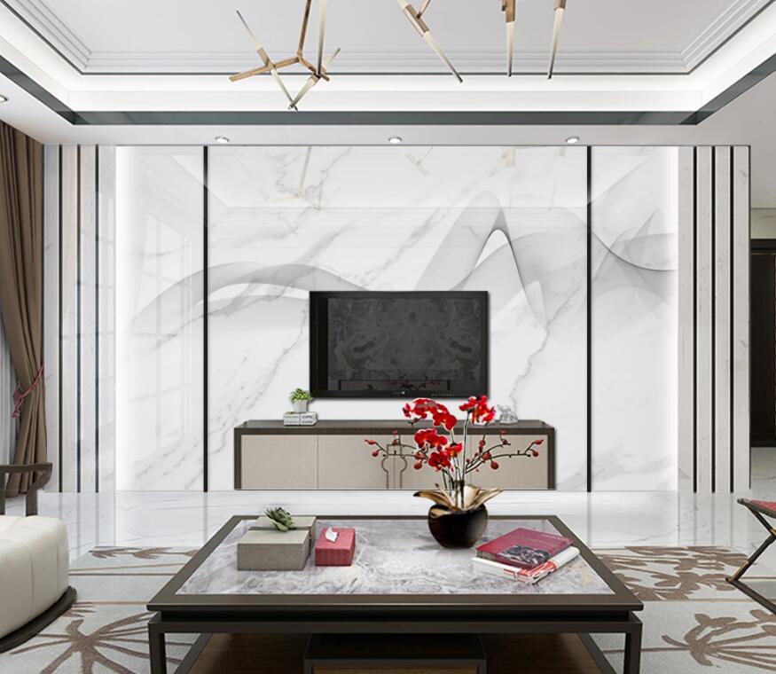 3D Faint Flowing Ribbon 1367 Wall Murals