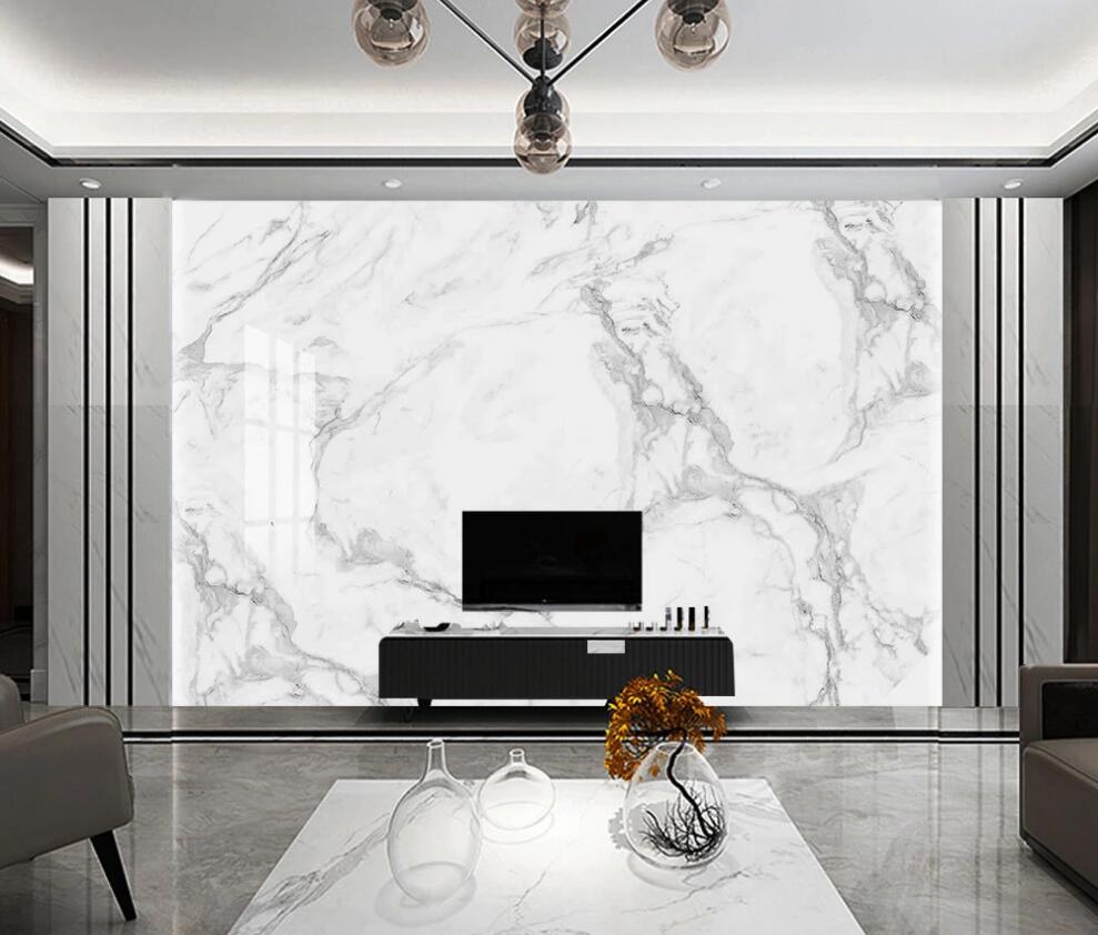 3D White And Irregular Gray 1340 Wall Murals
