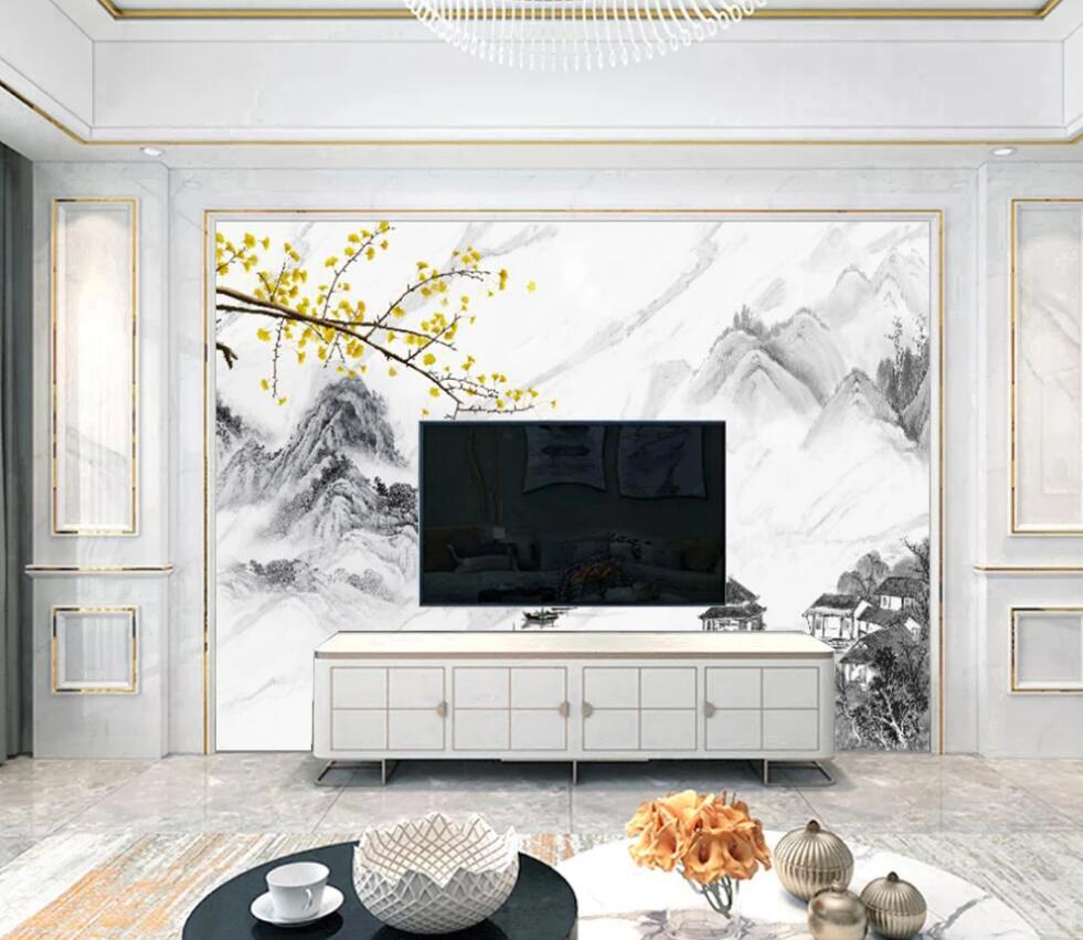3D Faintly Beautiful Landscape 1320 Wall Murals