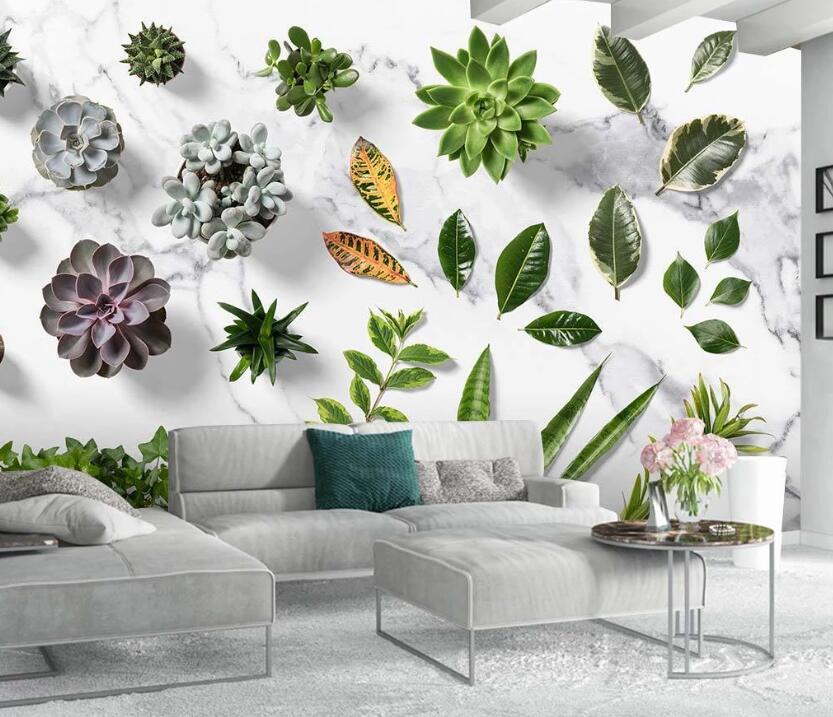 3D Plant Arrangement 1876 Wall Murals