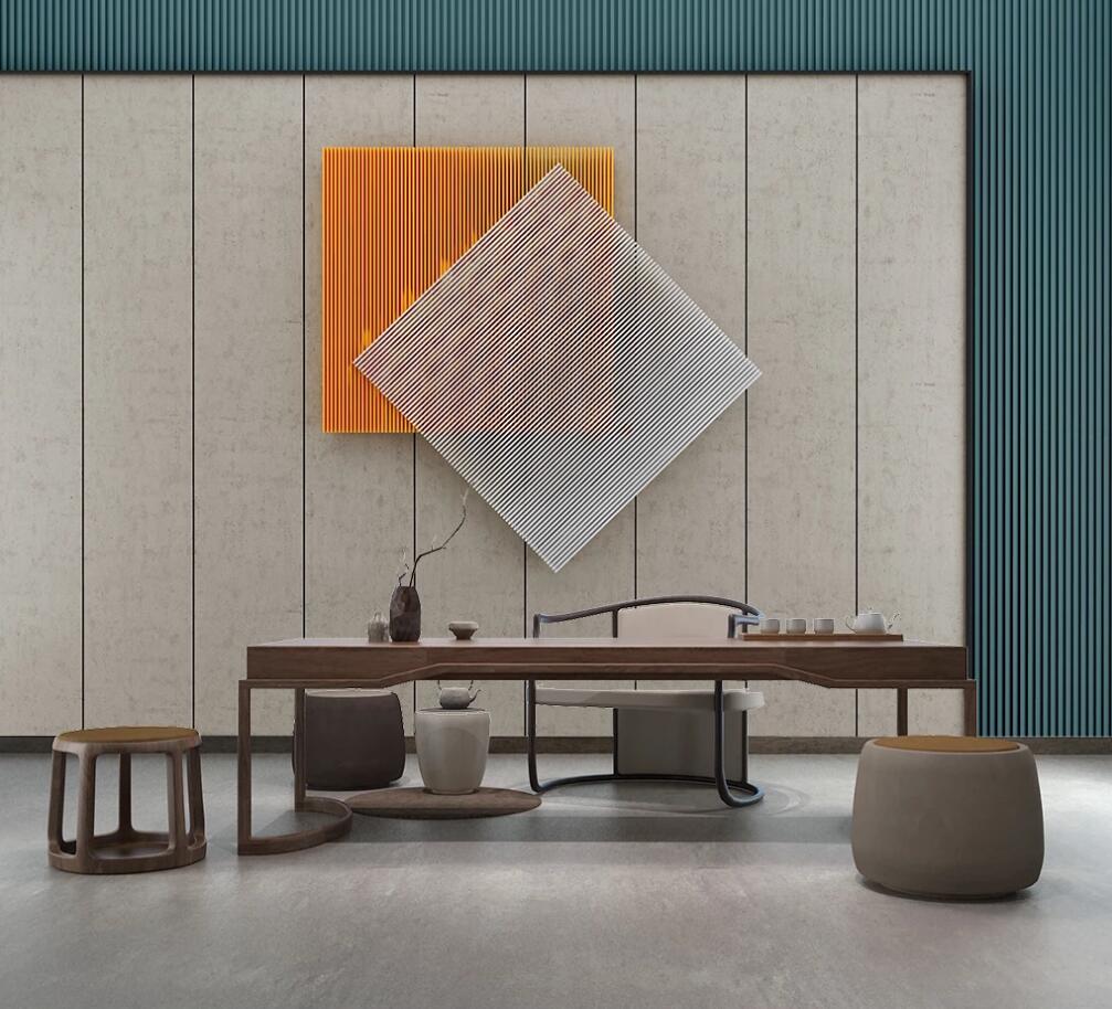 3D Squares And Stripes 1319 Wall Murals