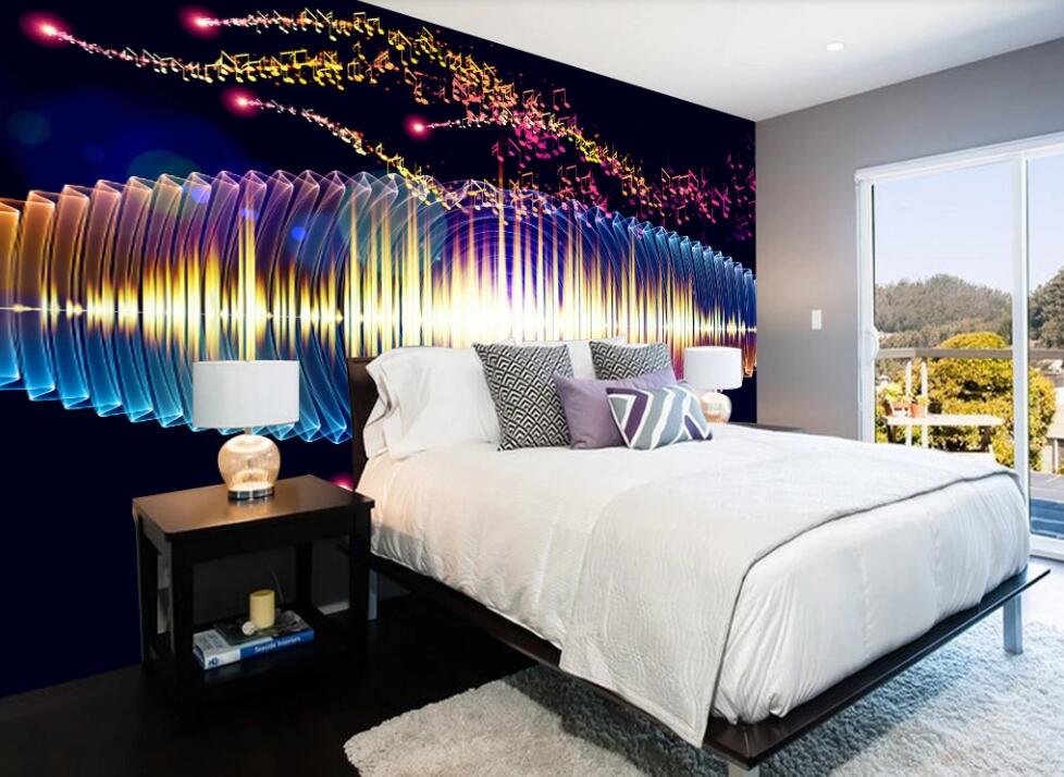 3D Colorful Shining Light 1820 Wall Murals