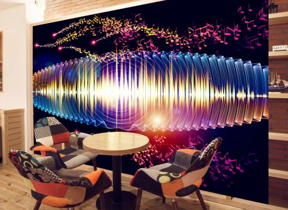 3D Colorful Shining Light 1820 Wall Murals