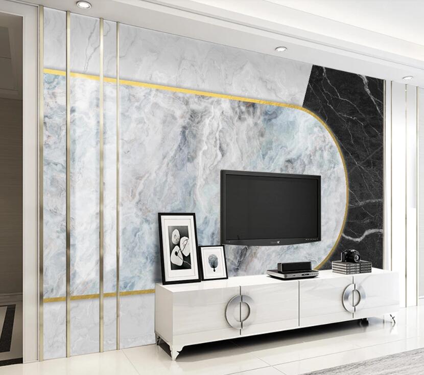 3D Three Color Shapes And Textures 1985 Wall Murals