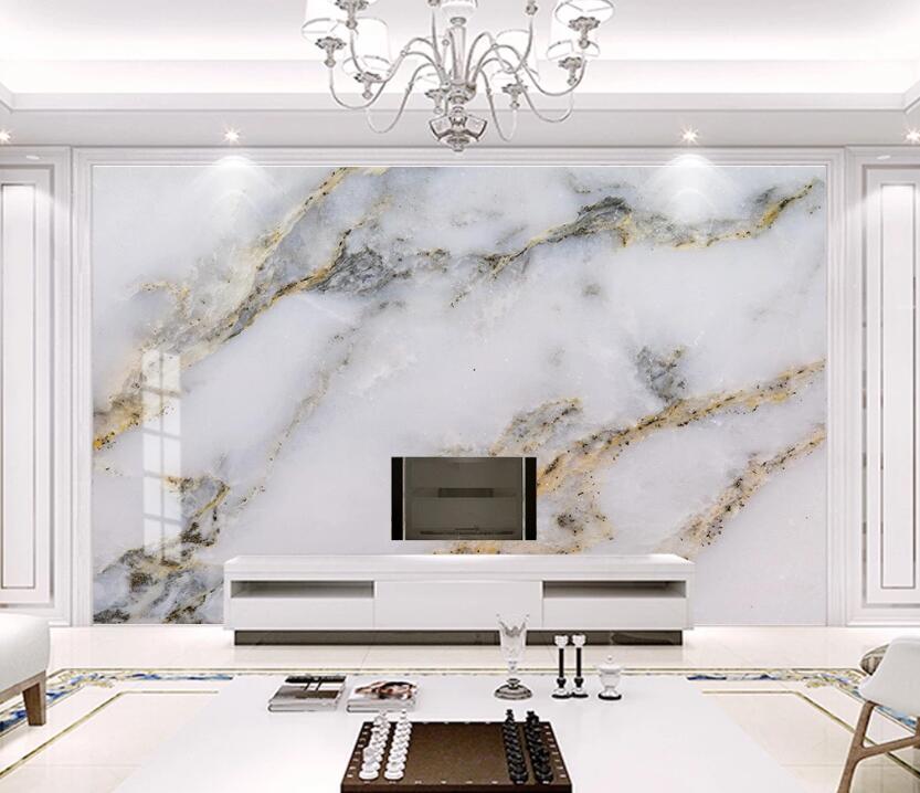 3D Gold Gray Winding Lines 2265 Wall Murals