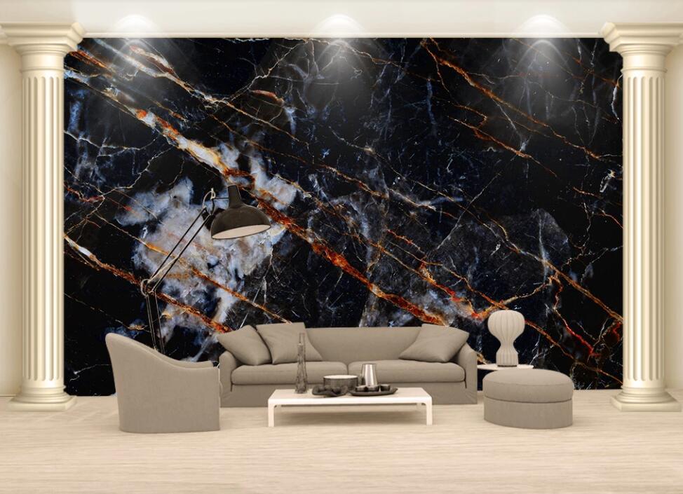 3D Interlaced Textures In Black 2178 Wall Murals
