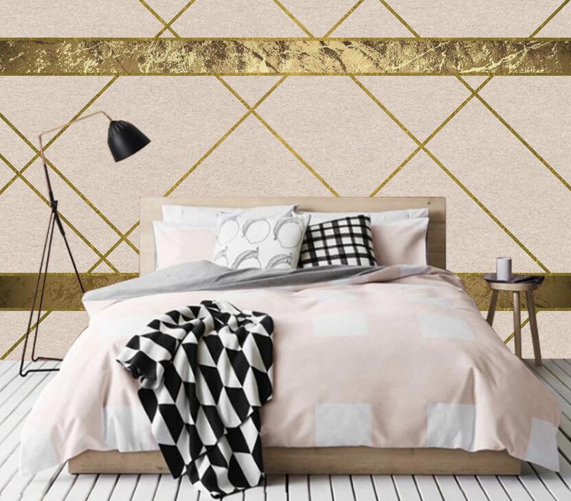 3D Deep Golden Cut 2153 Wall Murals