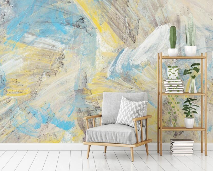 3D Application Of Artistic Paint 2124 Wall Murals