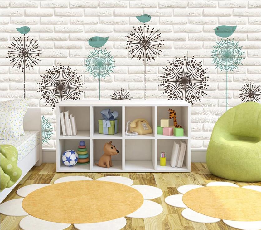 3D Dandelion In Spring 2033 Wall Murals