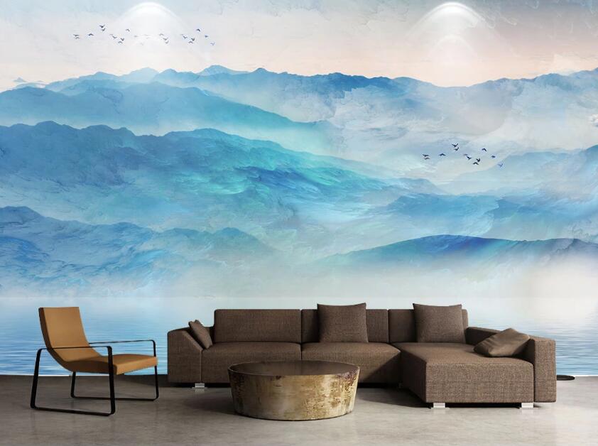 3D Dream Blue Mountains 2013 Wall Murals