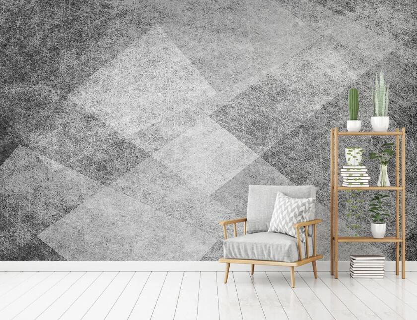 3D Grey Matte Texture 2007 Wall Murals