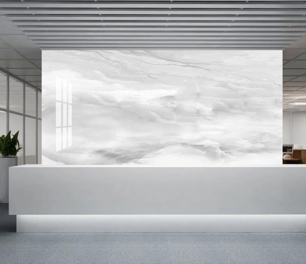 3D Simple Light White 1271 Wall Murals
