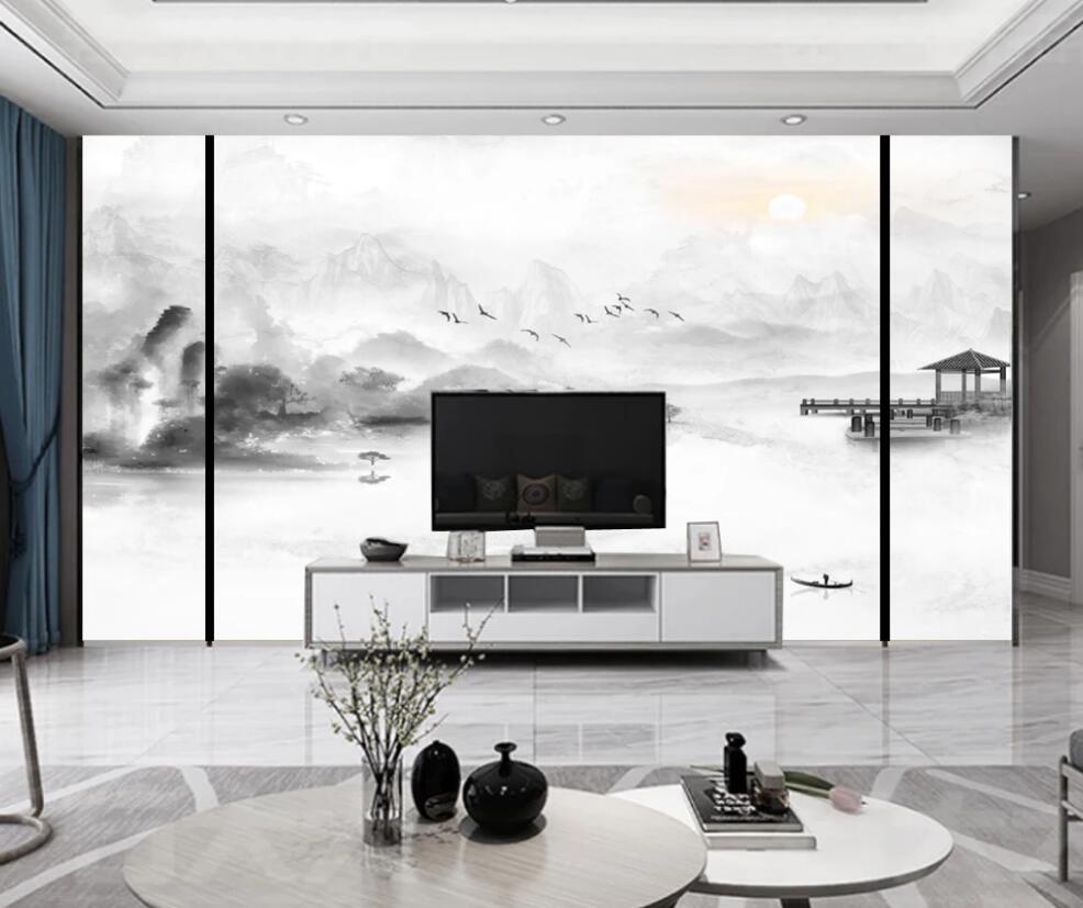 3D Light And Elegant Landscape 1258 Wall Murals