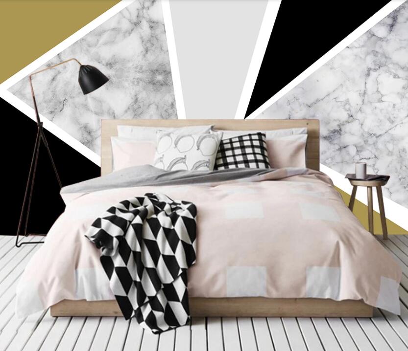 3D Four-color Triangle Stitching 2354 Wall Murals