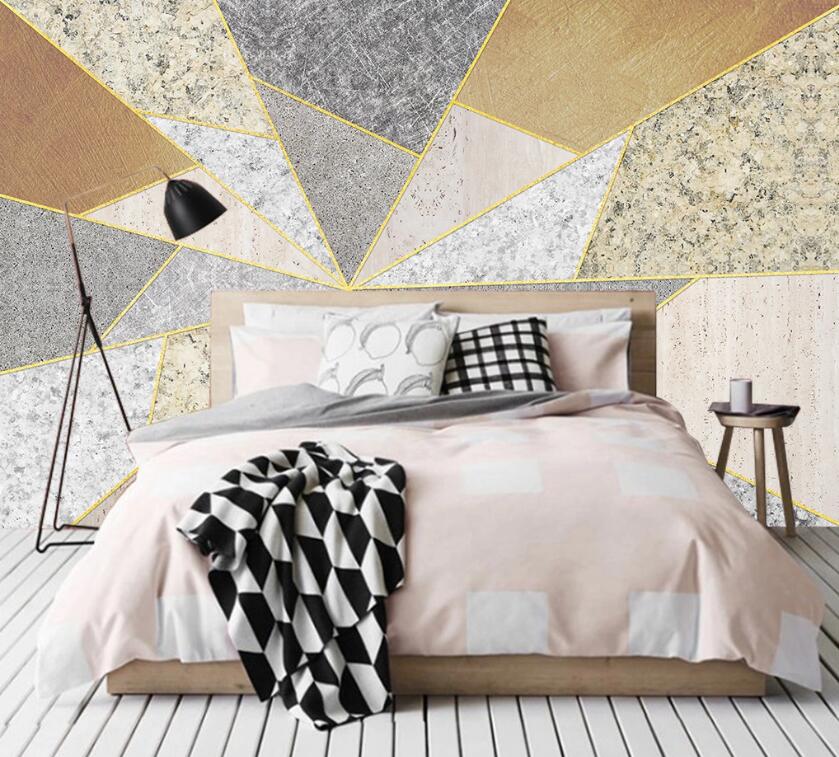 3D Triangle Center Gathering 2349 Wall Murals