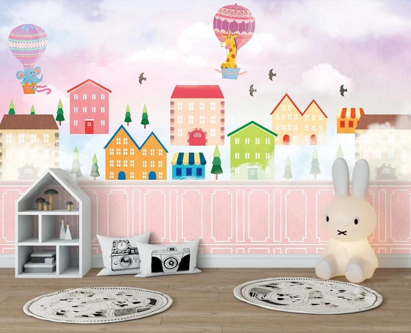 3D Colorful Dream Houses 2593 Wall Murals