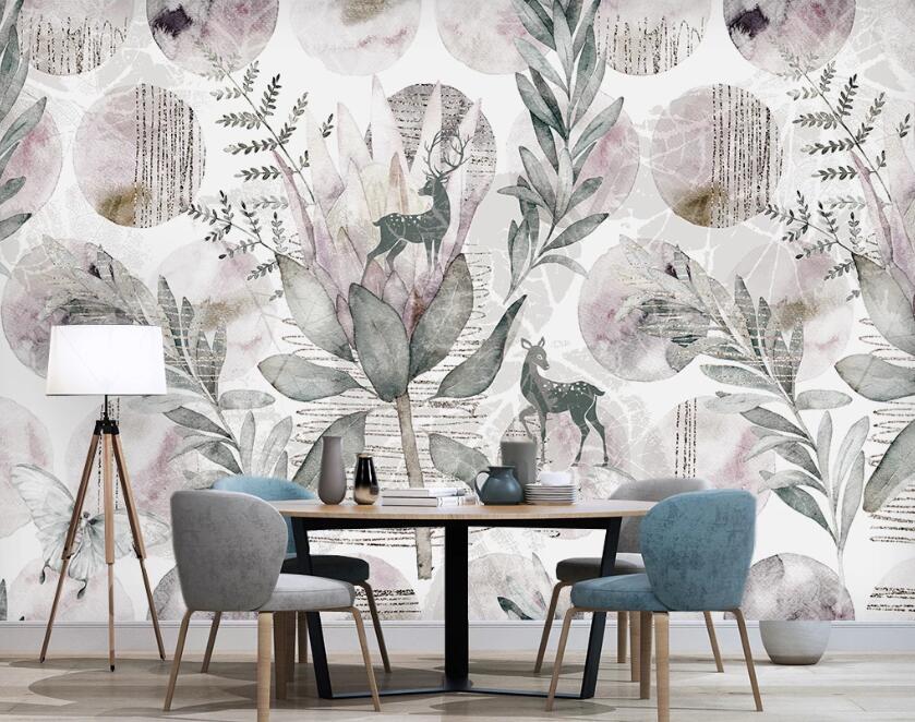 3D Flowers Of Elegant Memory 2584 Wall Murals