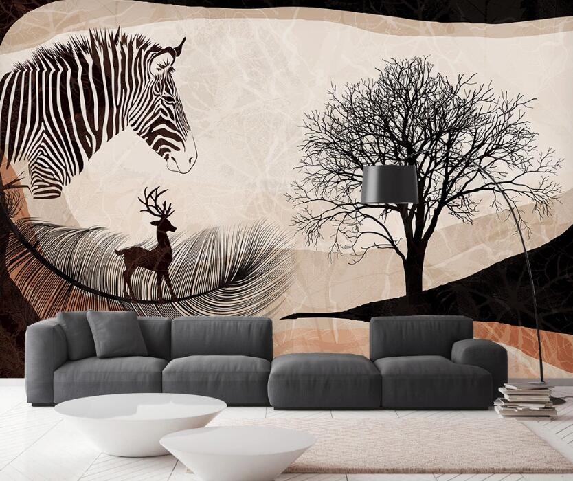 3D Everything About Black Loneliness 2580 Wall Murals