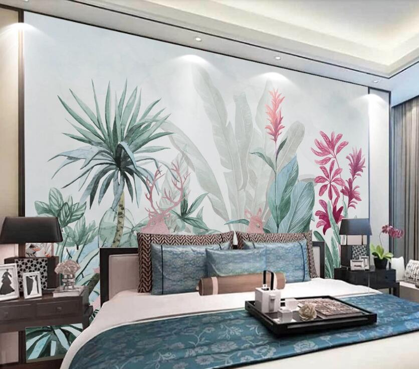 3D Elegant Pink Deer 2540 Wall Murals