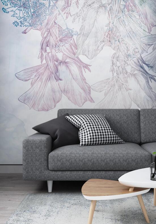 3D The Flimsy Flowers Of Memory 2605 Wall Murals