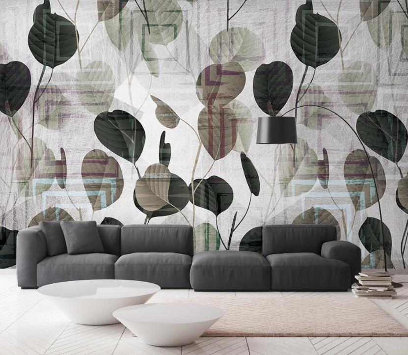 3D Full-bodied Senior Leaves 2442 Wall Murals