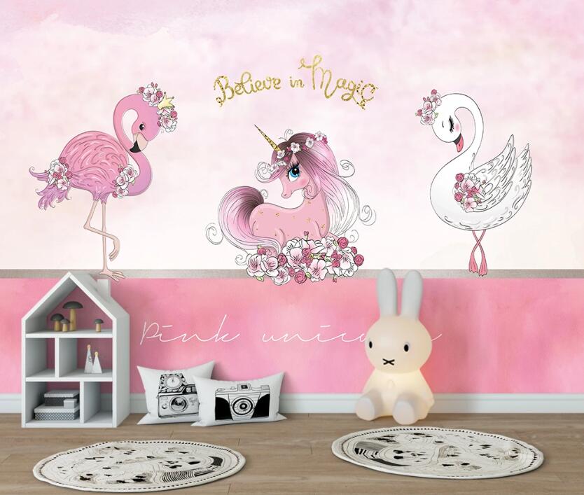 3D Three Shy Animals 2439 Wall Murals