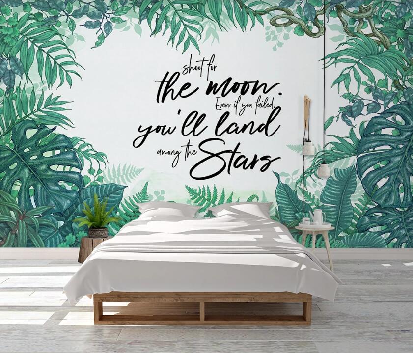 3D Galaxy In The Green 2386 Wall Murals