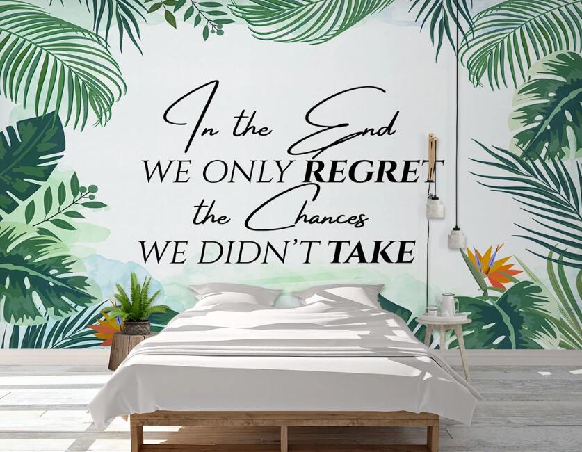 3D Persistence In Green 2384 Wall Murals