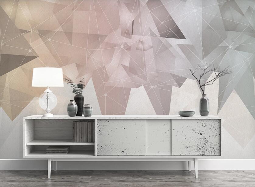 3D Color Rhombus 1087 Wall Murals