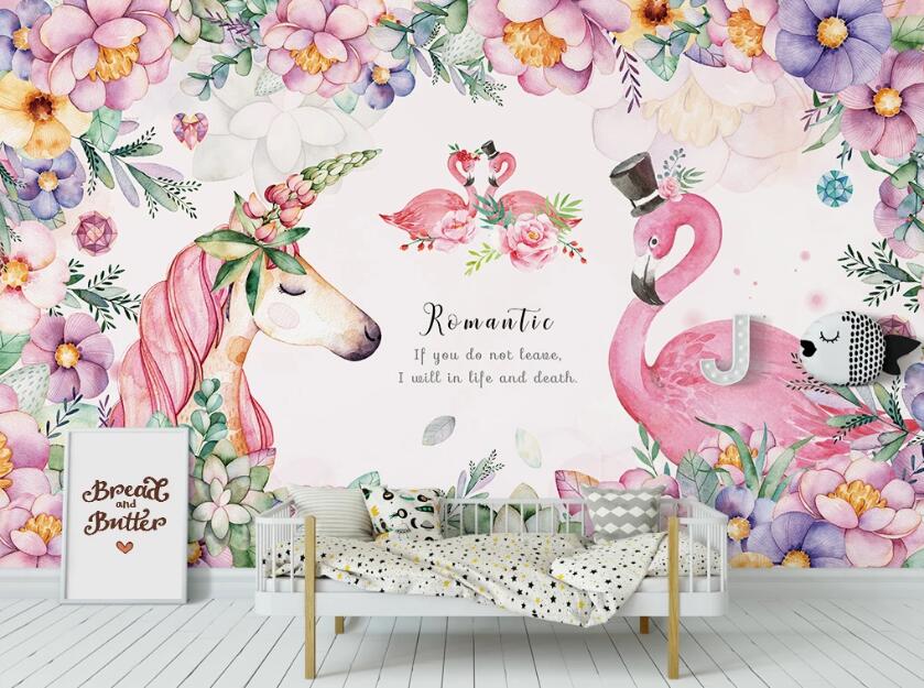 3D Love Never Left 1070 Wall Murals