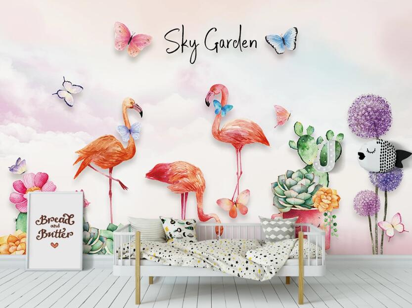 3D Sky Garden 1065 Wall Murals