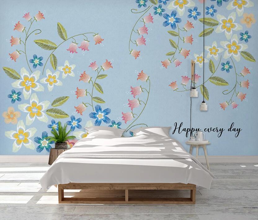 3D Spring Of Flowers 1060 Wall Murals