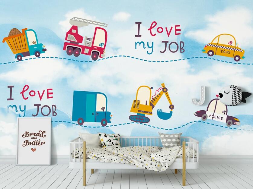 3D I Love My Job 1040 Wall Murals