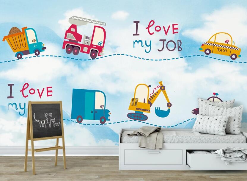 3D I Love My Job 1040 Wall Murals