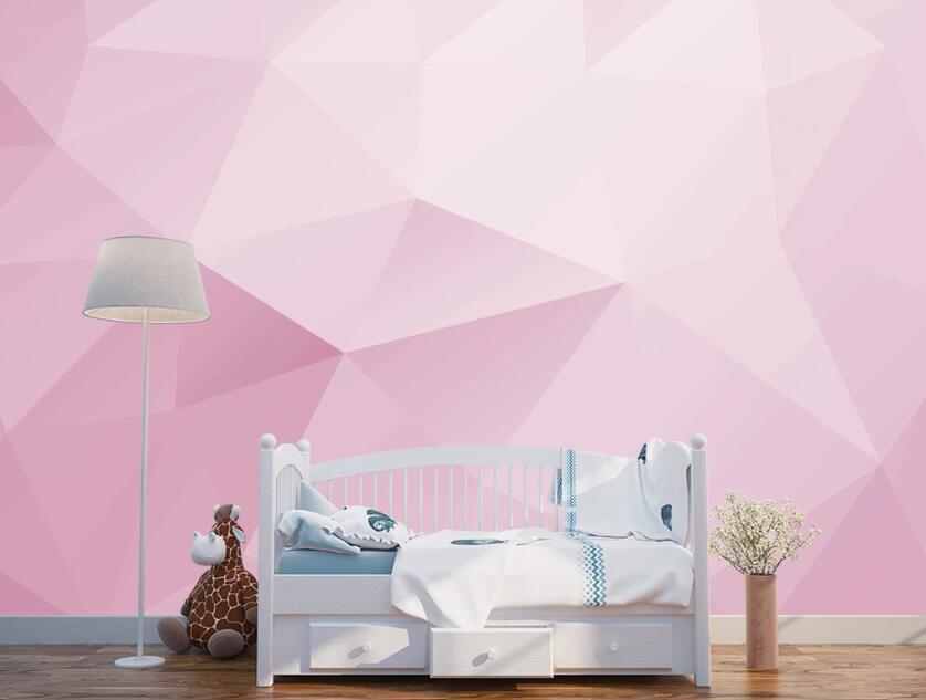 3D Romantic Pink Graphics 1009 Wall Murals