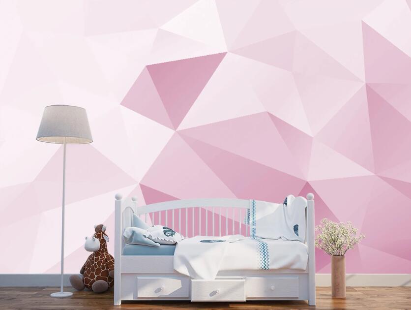 3D Deep Pink And Light Pink 1008 Wall Murals
