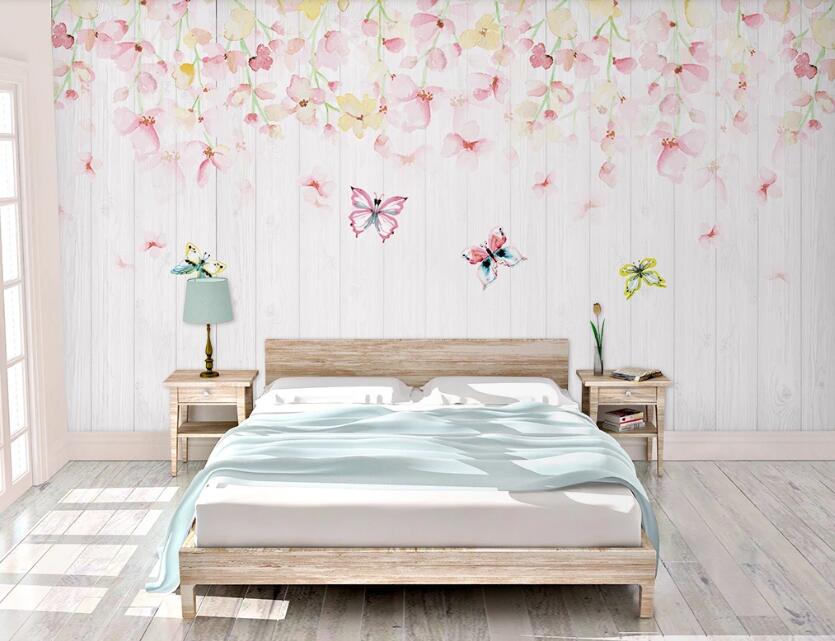 3D Petal Butterflies 703 Wall Murals