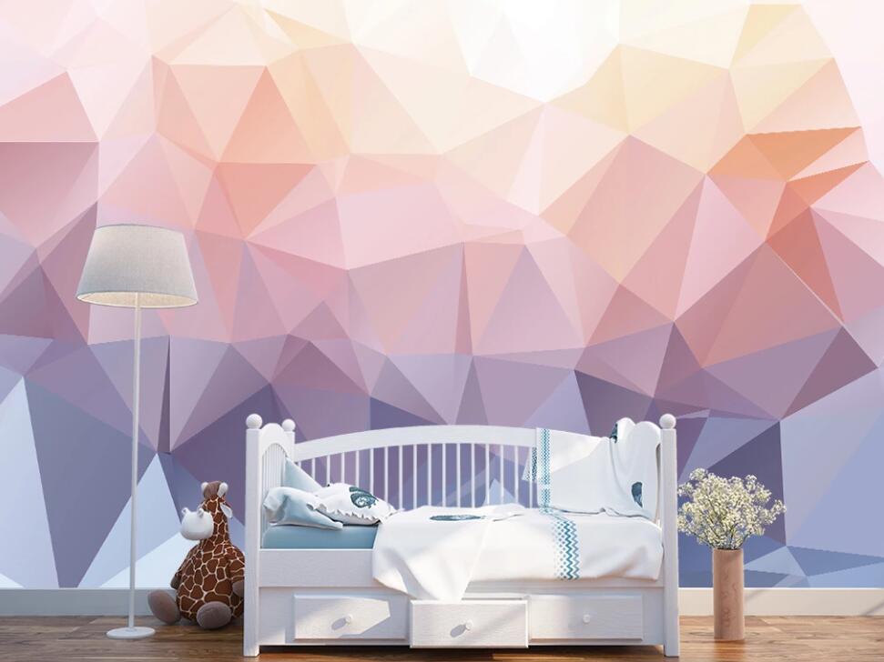 3D Four-color Tiles 938 Wall Murals