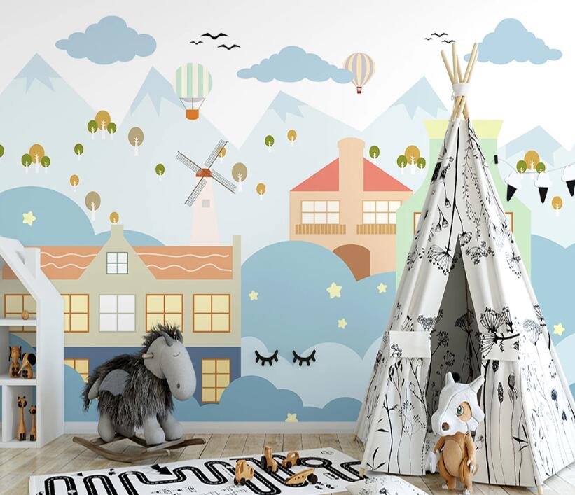 3D Childlike World 1153 Wall Murals