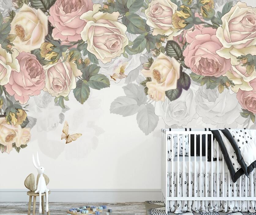 3D Rose Decoration 1150 Wall Murals
