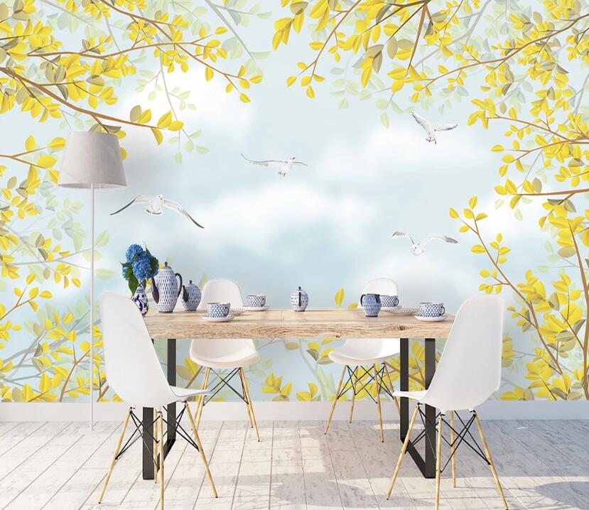 3D Count Wood Shiratori 1144 Wall Murals