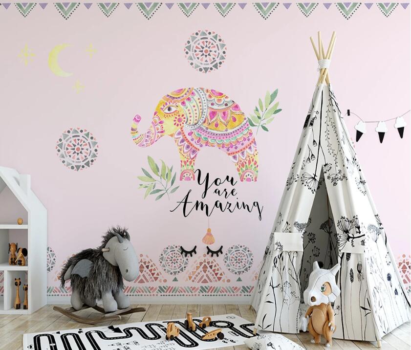 3D Magical Elephant 1143 Wall Murals